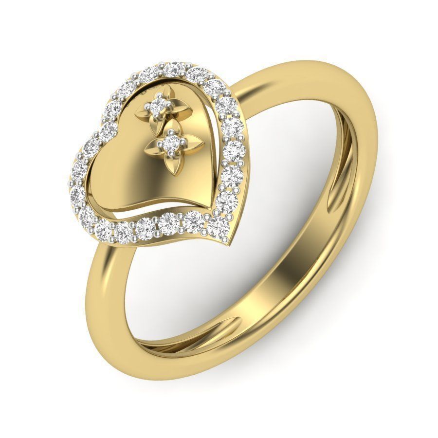 heart rings collection 3D print model_6