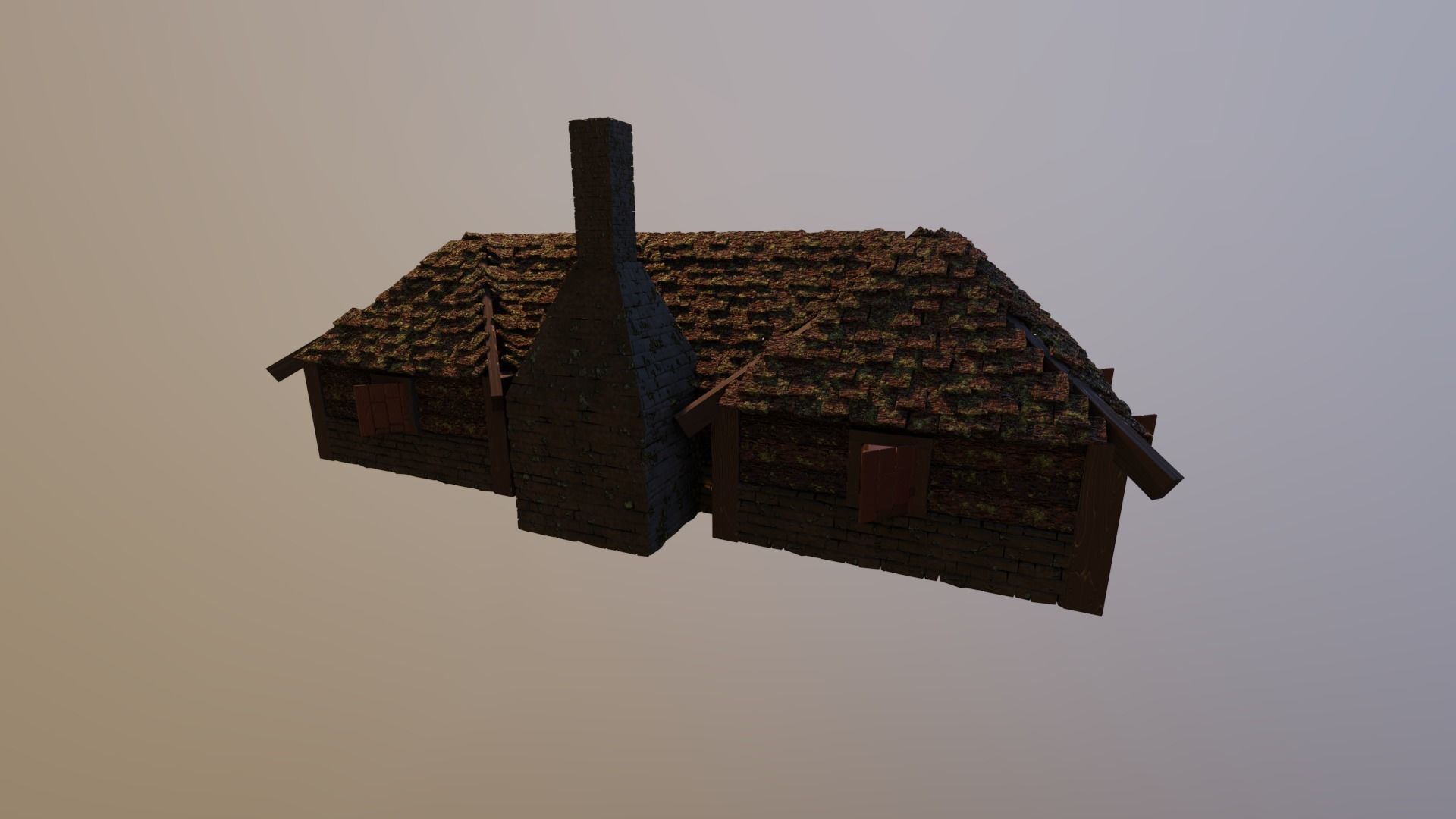 MEDIEVAL HOUSE 3 - LEVEL 1 by RogueFilmProductions 3D model_6