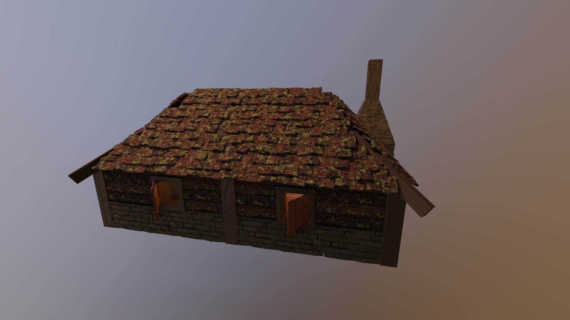 MEDIEVAL HOUSE 3 - LEVEL 1 by RogueFilmProductions 3D model_2