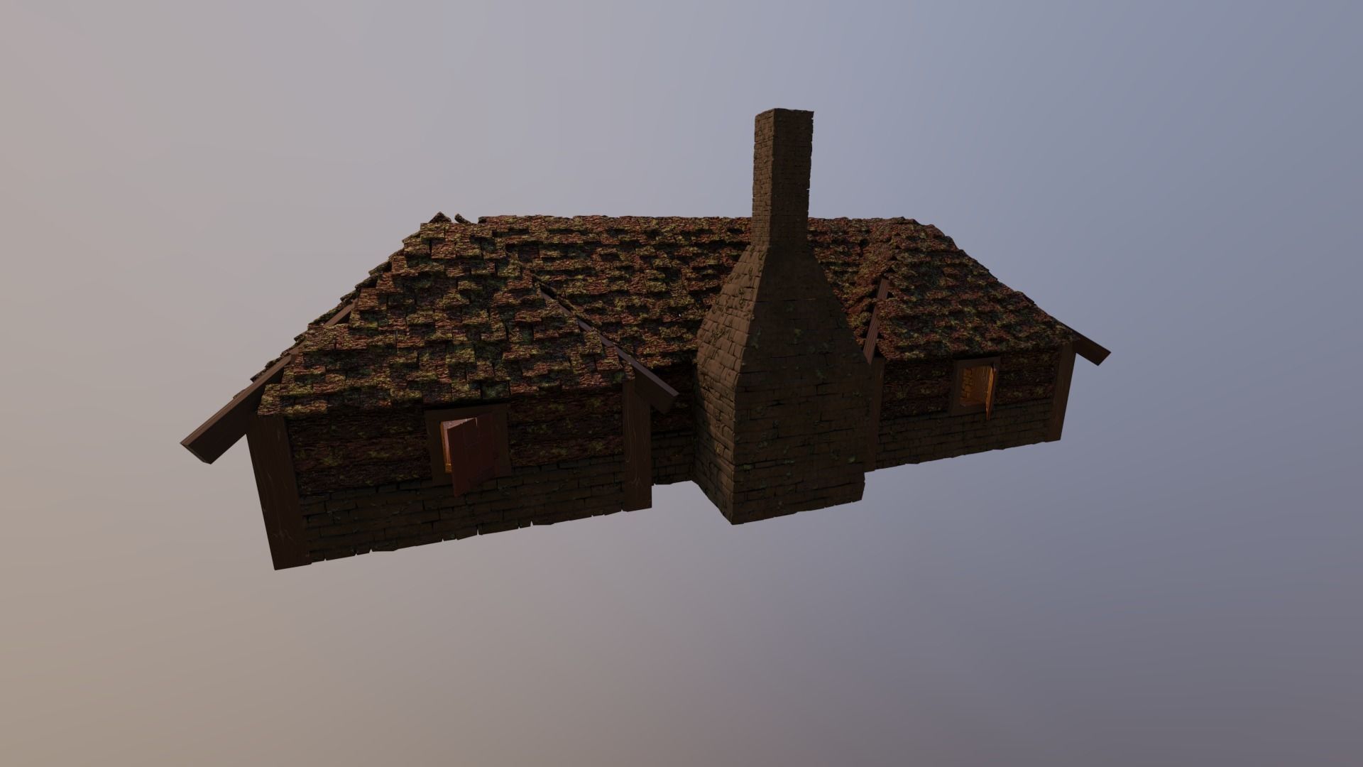 MEDIEVAL HOUSE 3 - LEVEL 1 by RogueFilmProductions 3D model_4