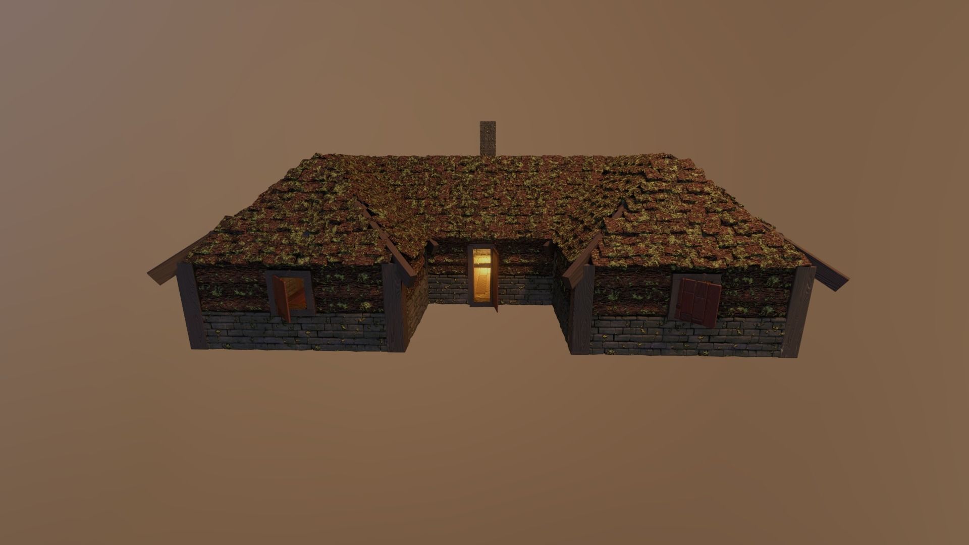 MEDIEVAL HOUSE 3 - LEVEL 1 by RogueFilmProductions 3D model_12