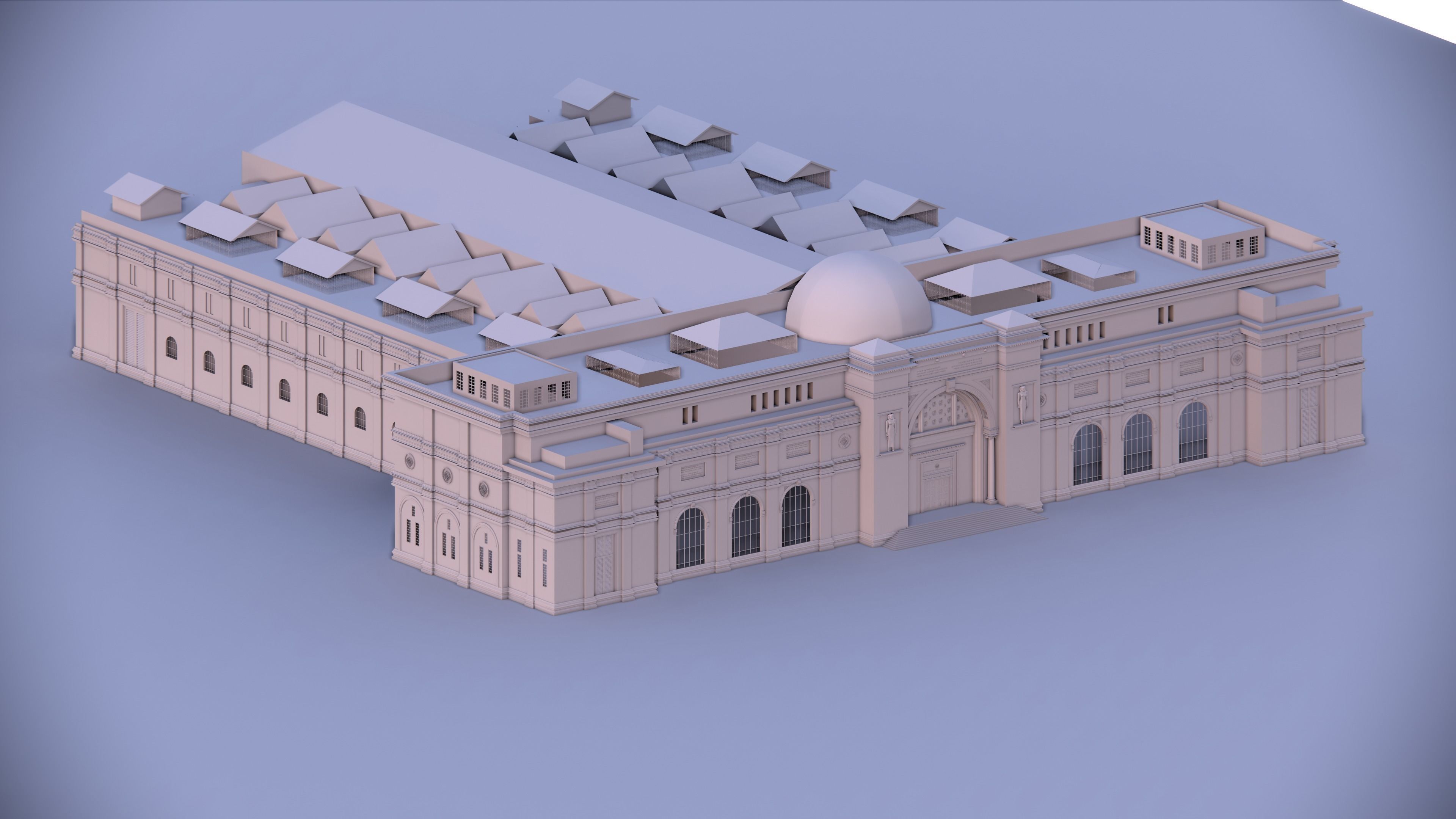 egyptian museum 3d model 3D model_4