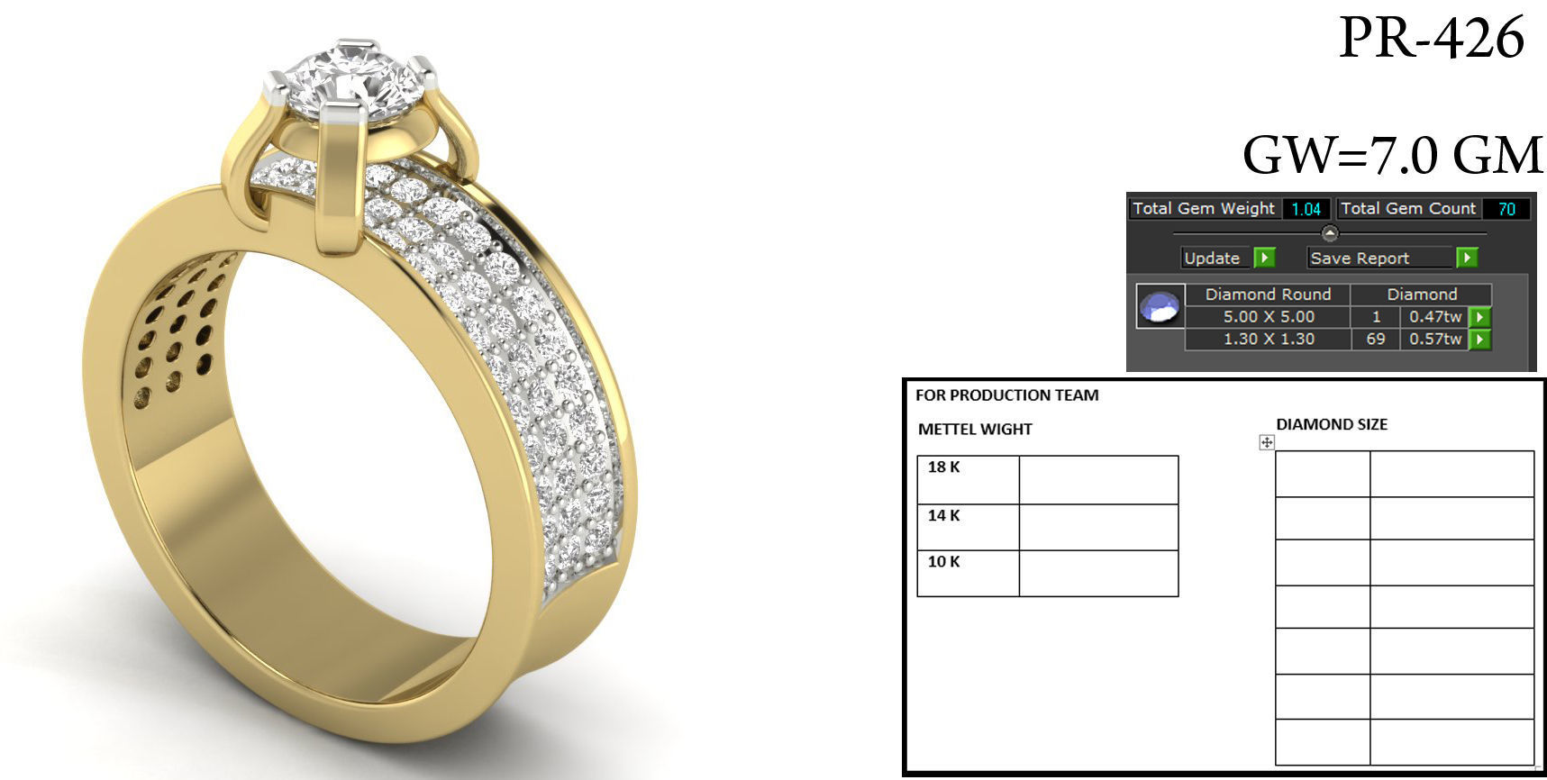 engagement rings collection 3D print model_45