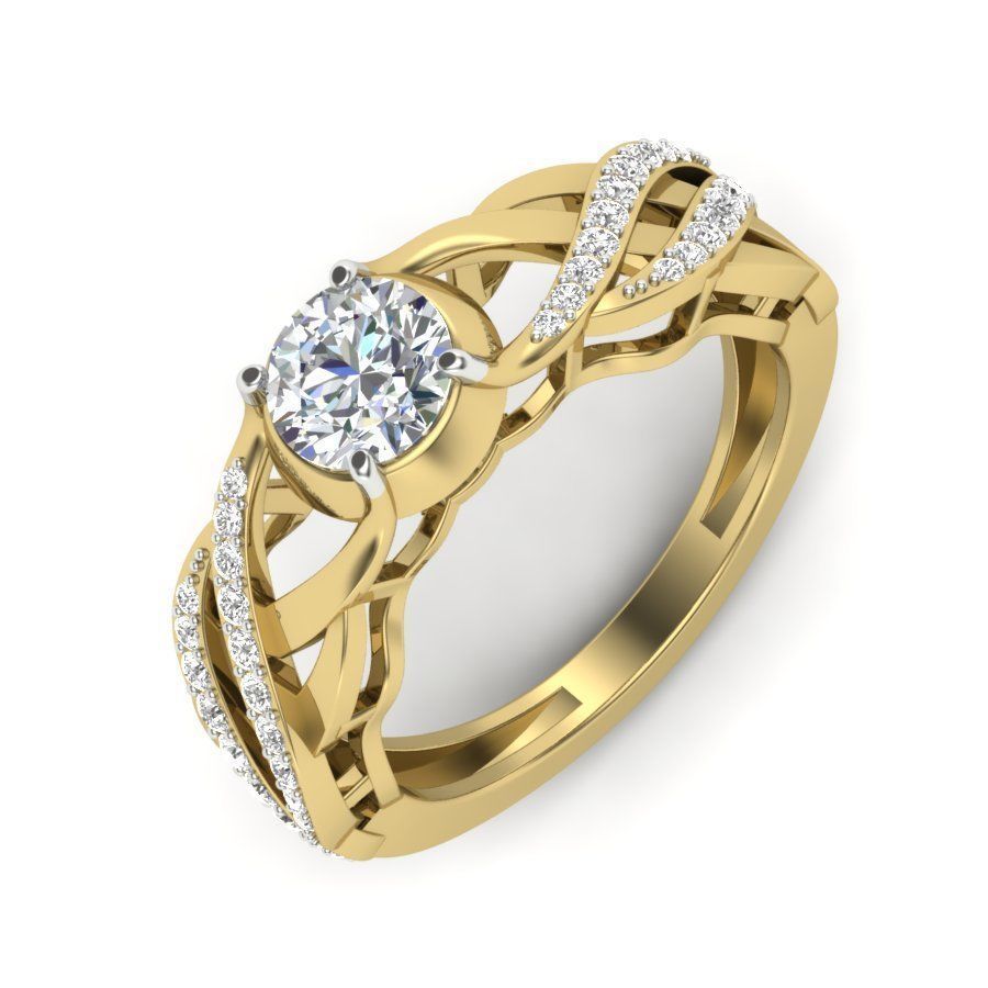engagement rings collection 3D print model_15