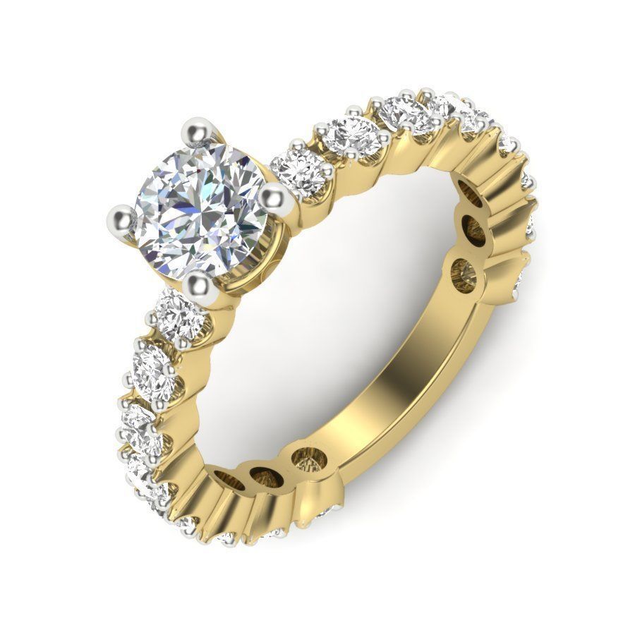 engagement rings collection 3D print model_21