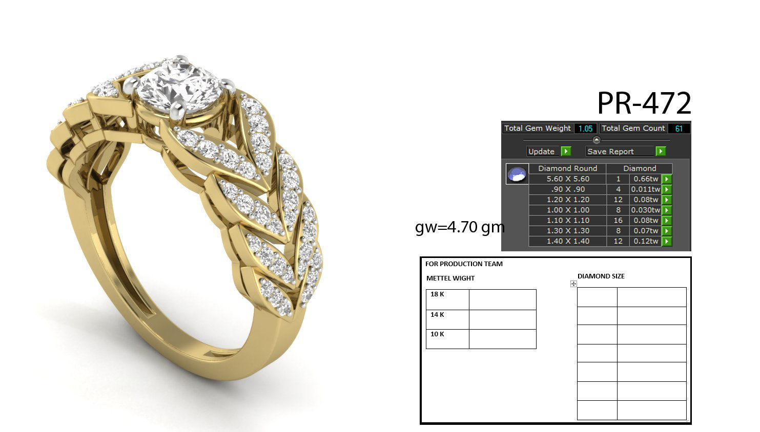 engagement rings collection 3D print model_28