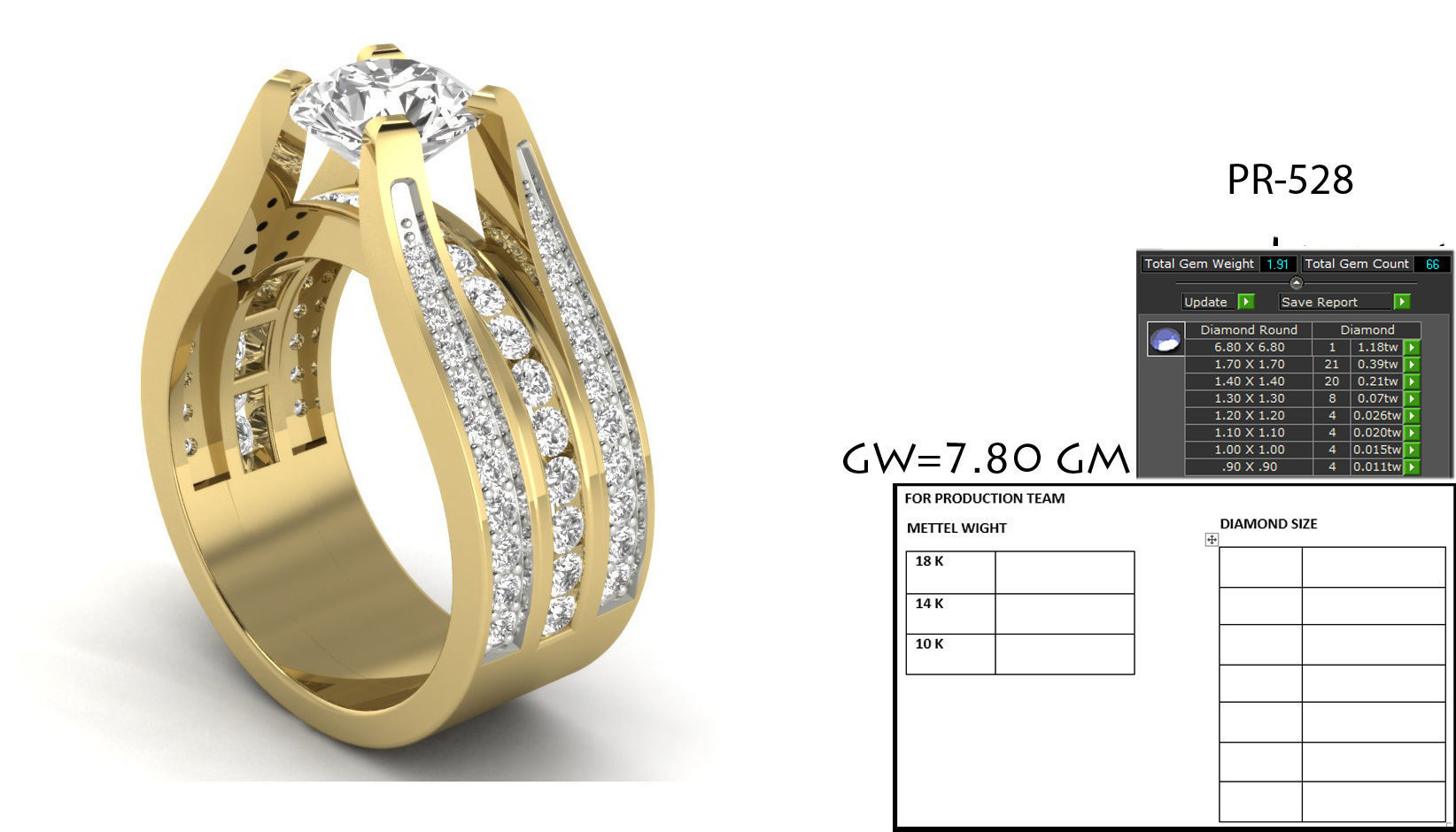 engagement rings collection 3D print model_40