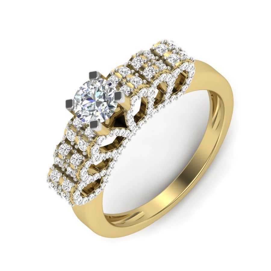 engagement rings collection 3D print model_6