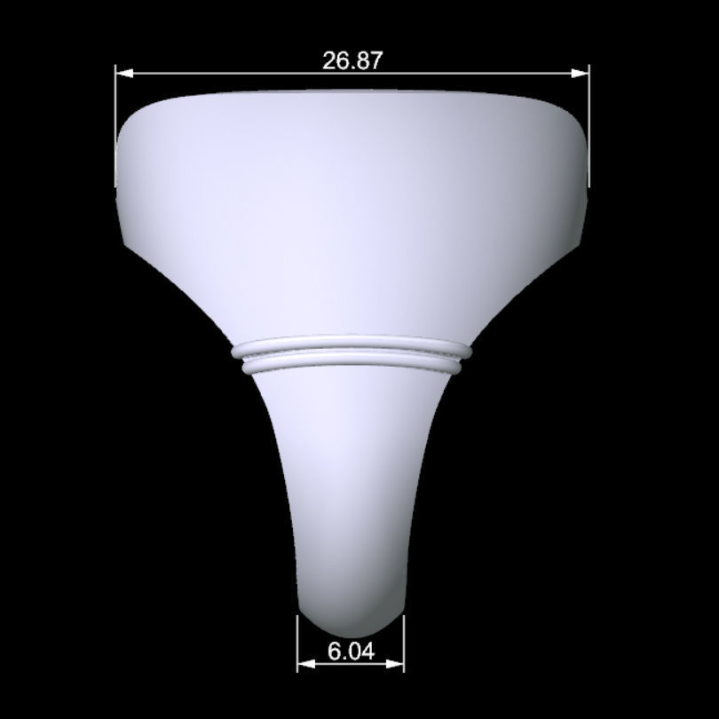 Caucasian Hat Ring 3D print model_6