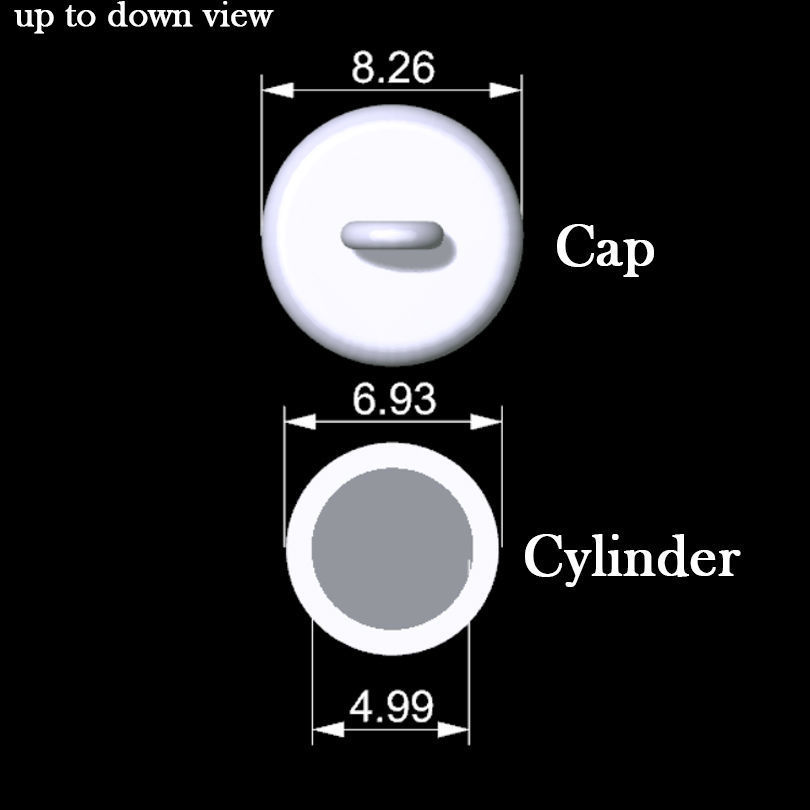 Charm Container Pendant 3D print model_4