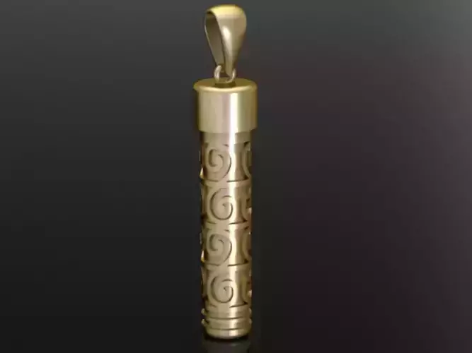 Charm Container Pendant 3D print model