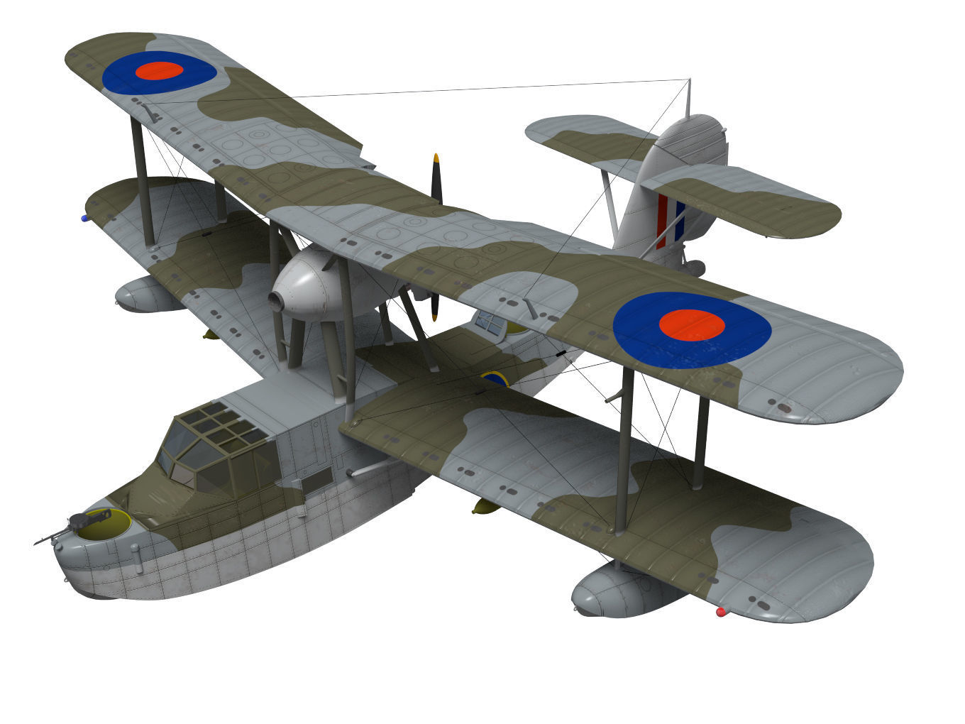 Supermarine Walrus 3D model_1