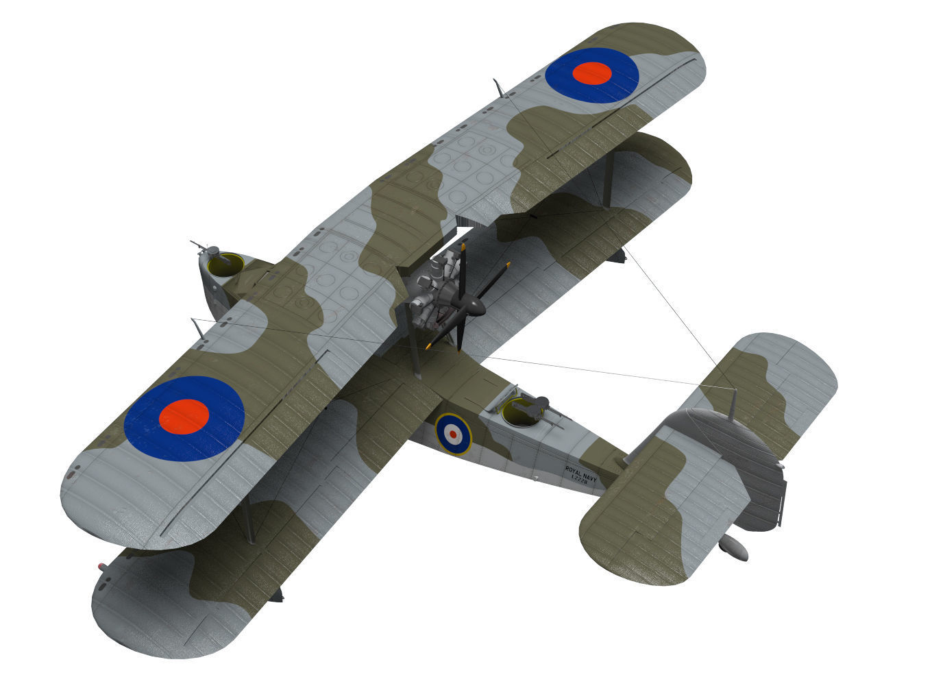 Supermarine Walrus 3D model_2