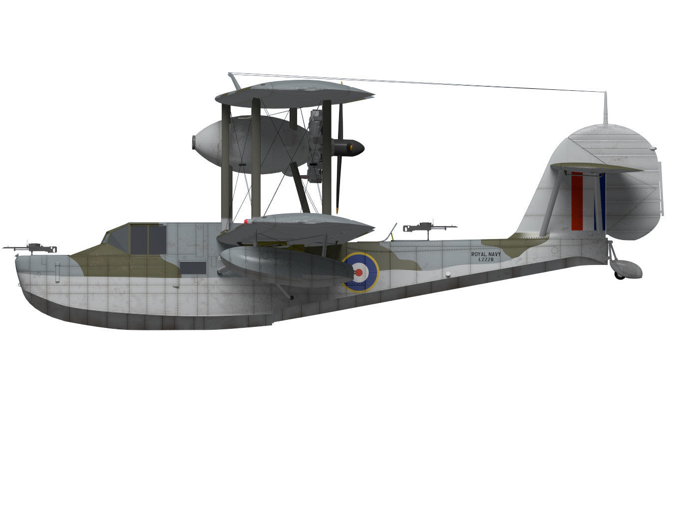 Supermarine Walrus 3D model_10