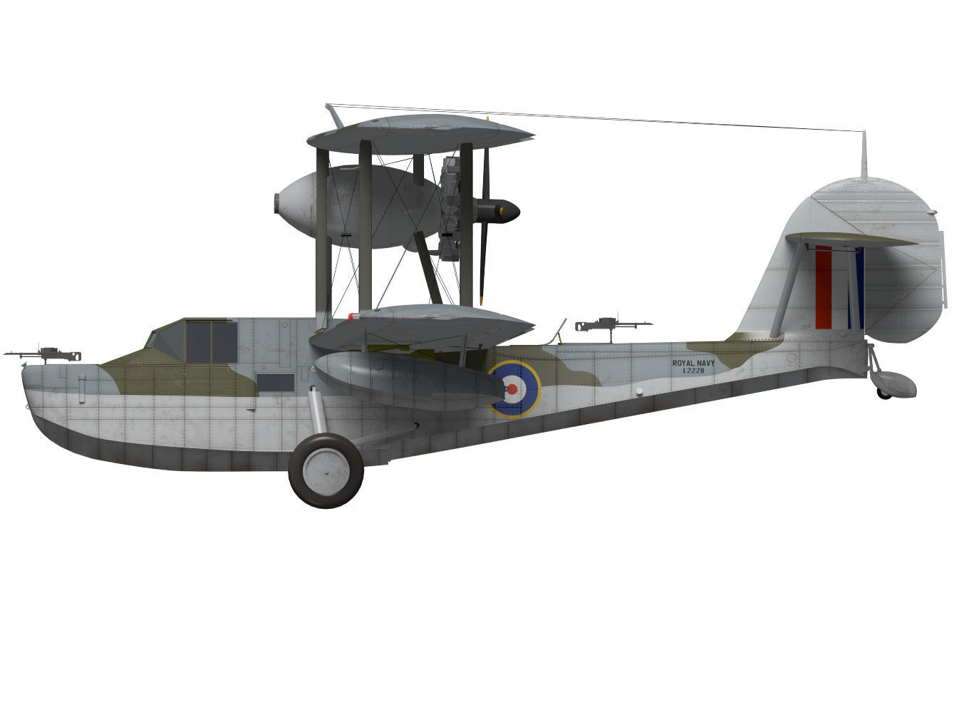 Supermarine Walrus 3D model_9