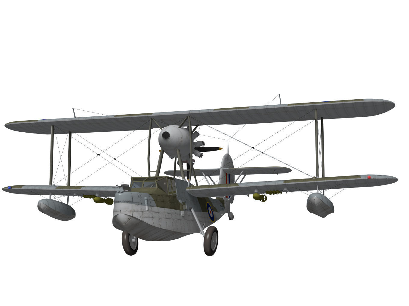 Supermarine Walrus 3D model_5