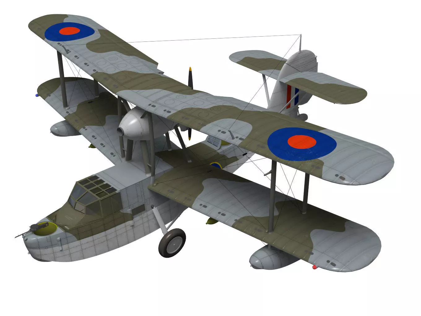 Supermarine Walrus 3D model_0