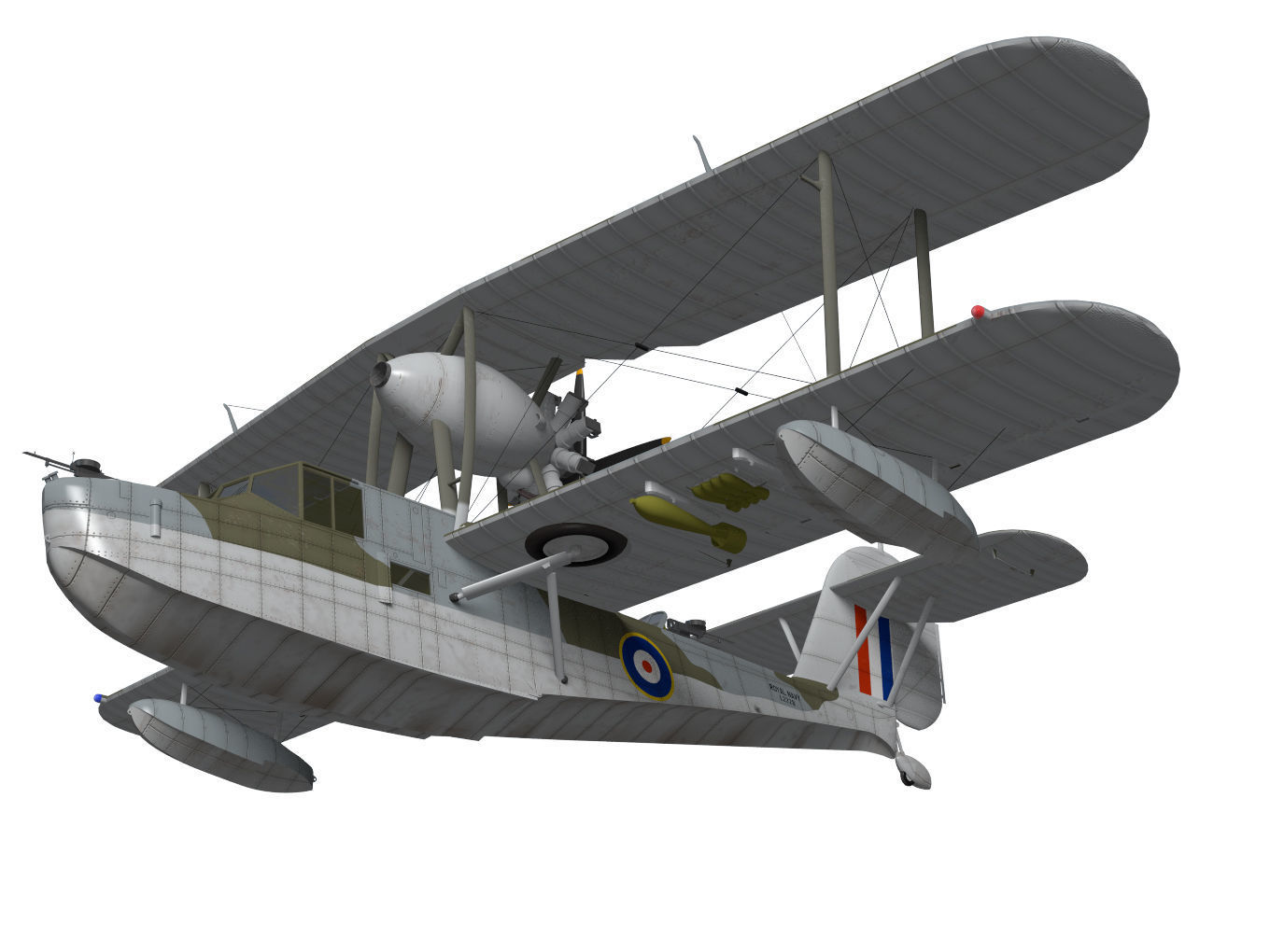 Supermarine Walrus 3D model_4