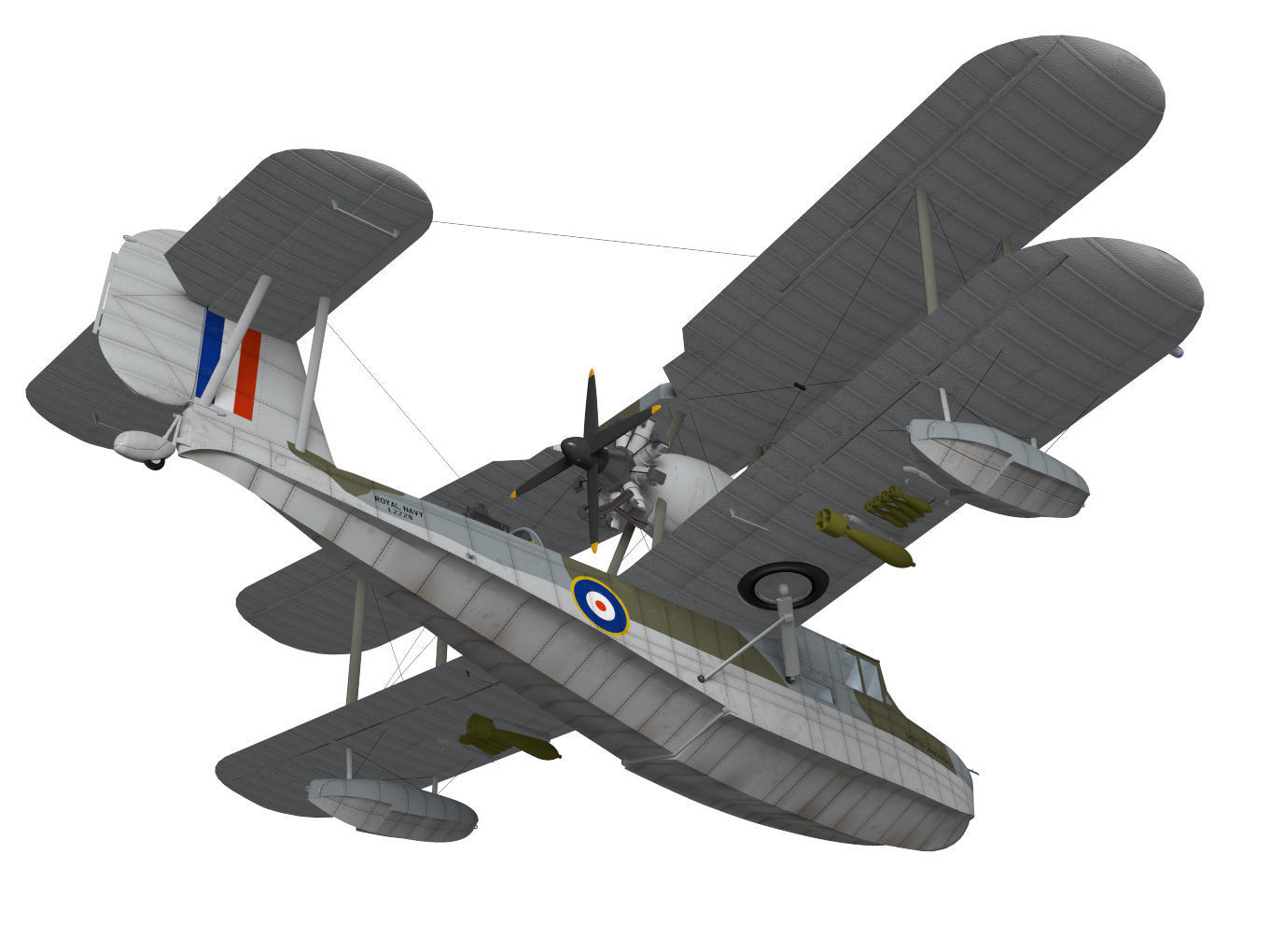 Supermarine Walrus 3D model_8