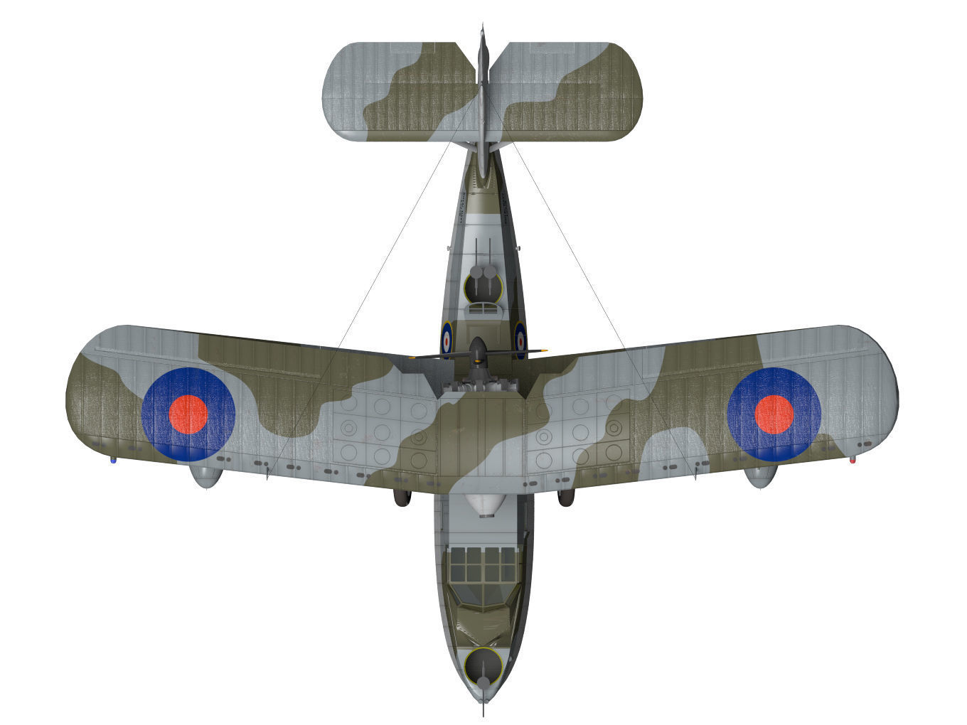 Supermarine Walrus 3D model_12