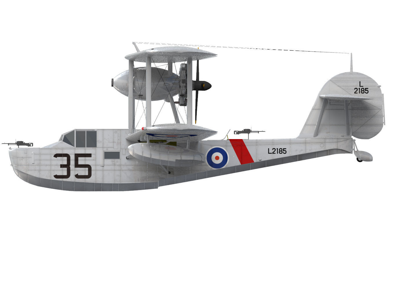 Supermarine Walrus 3D model_10