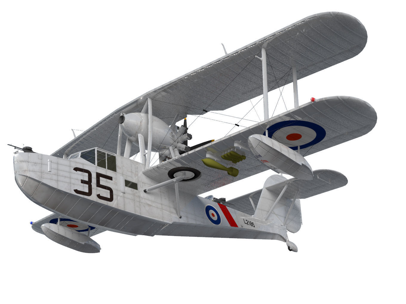 Supermarine Walrus 3D model_4