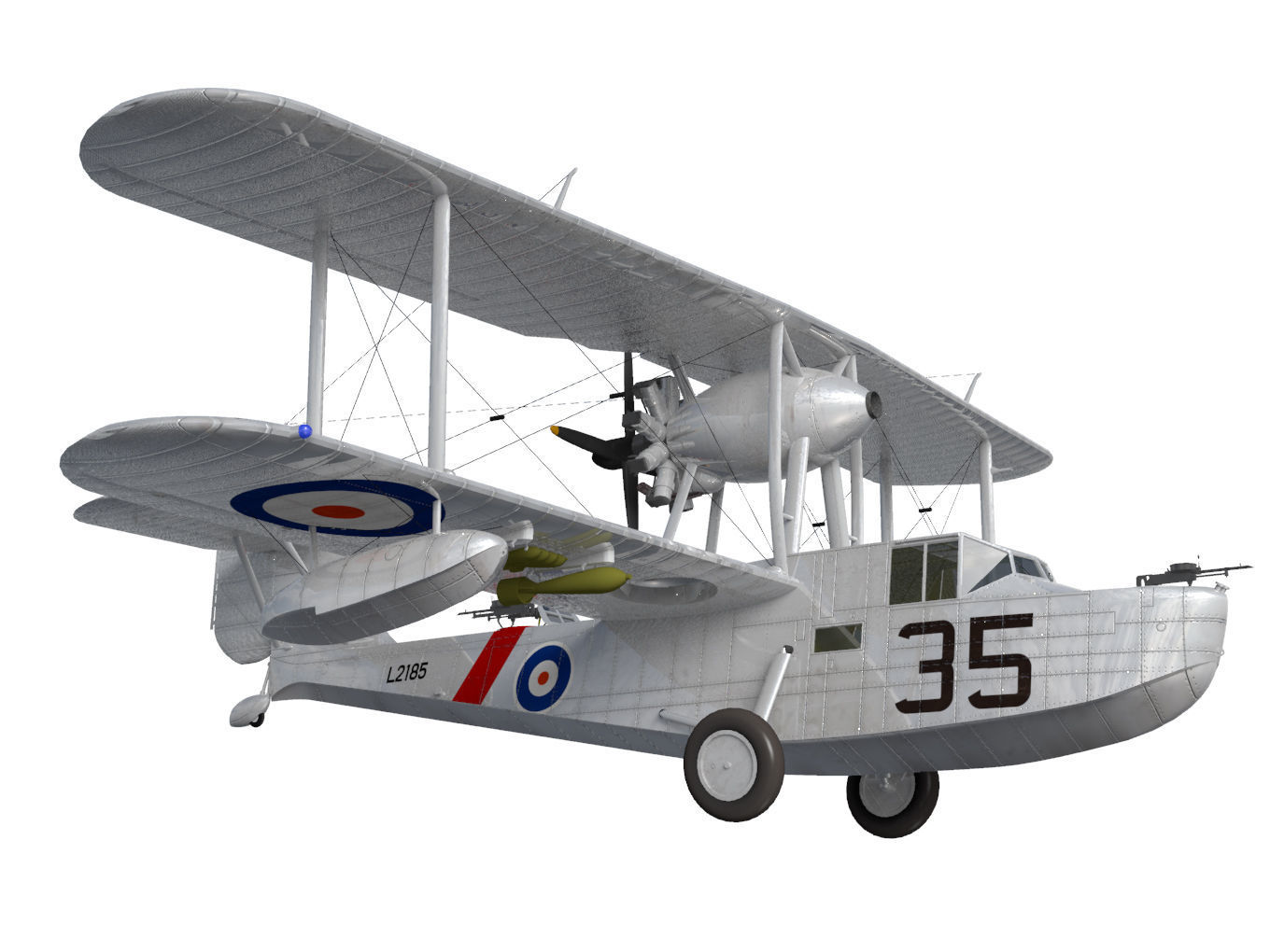 Supermarine Walrus 3D model_6