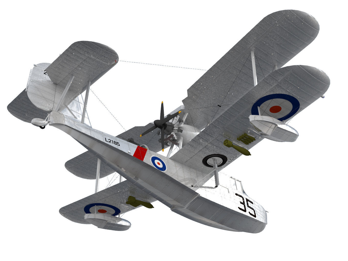 Supermarine Walrus 3D model_8