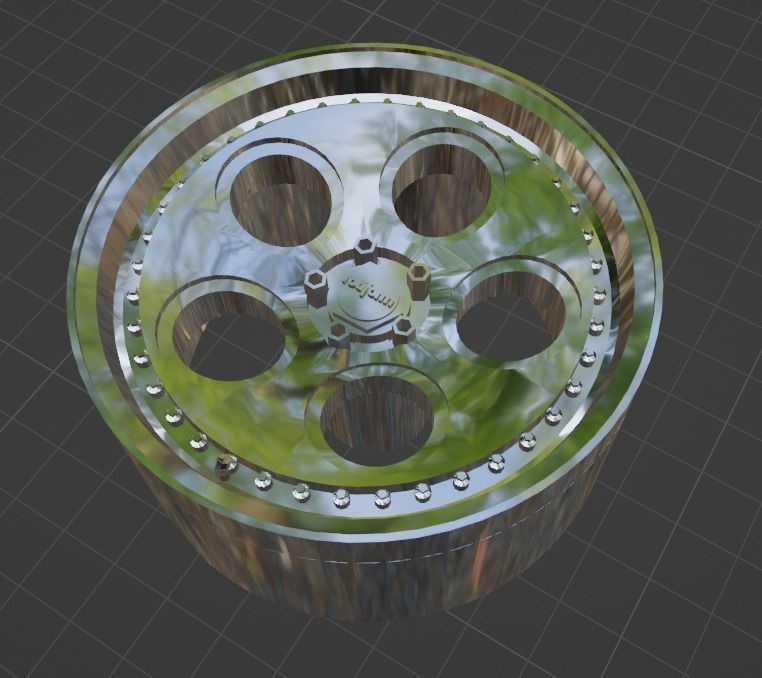 Rotiform DIA Wheels Rims 3D Print Ready Model 3D print model_1