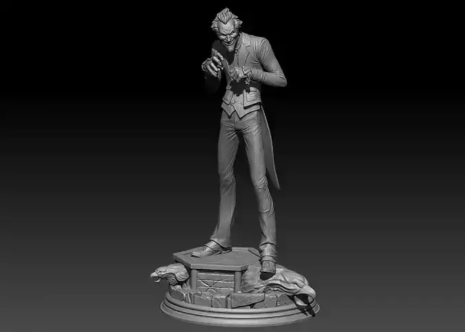 Joker 3D Model Ready to Print STL