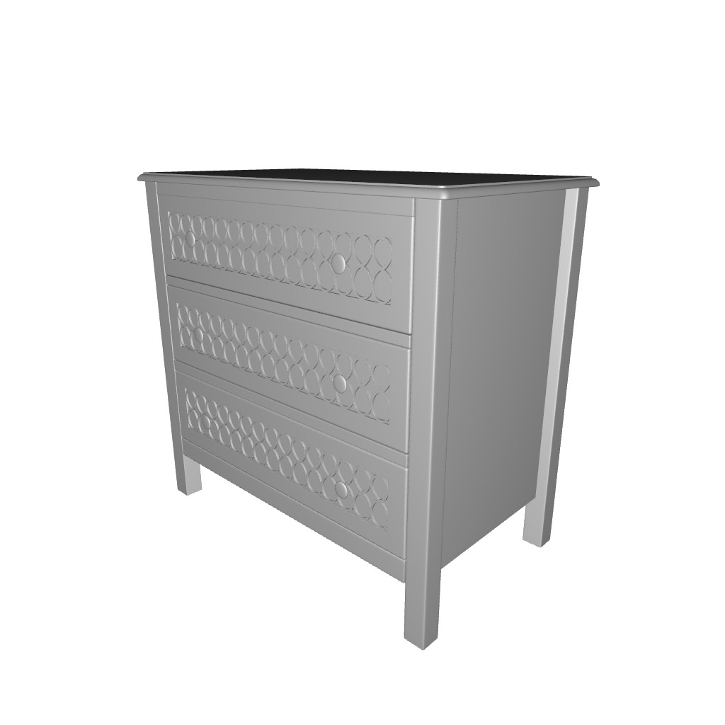 Arild Console Table 3D model_5