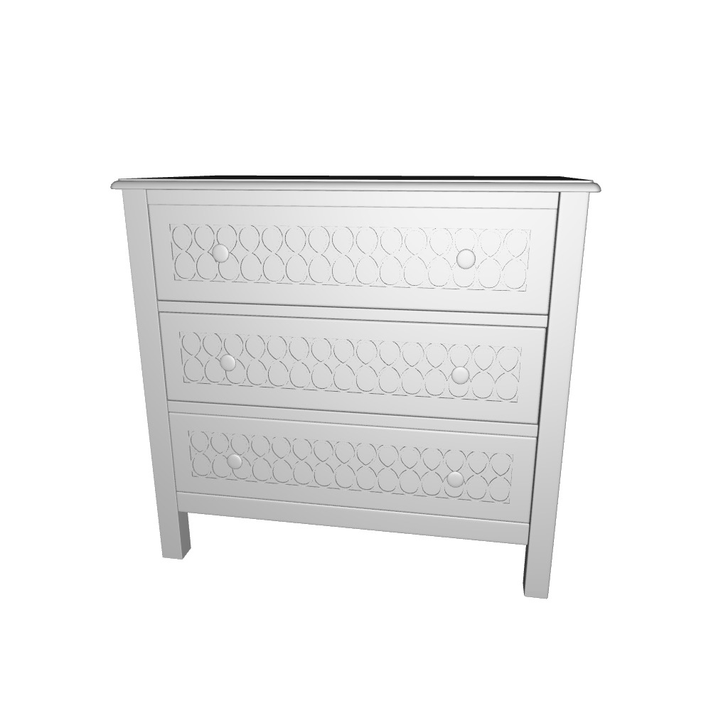 Arild Console Table 3D model_4