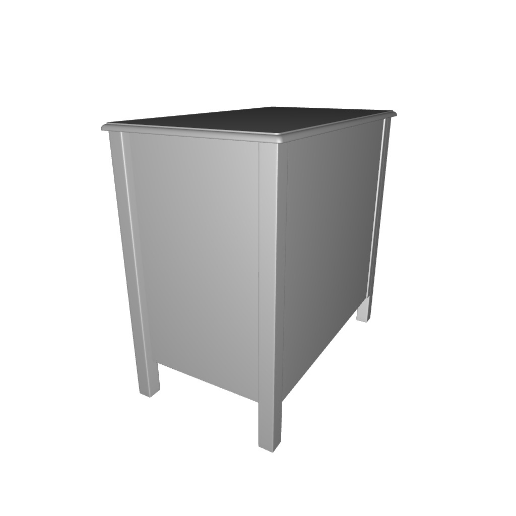 Arild Console Table 3D model_2