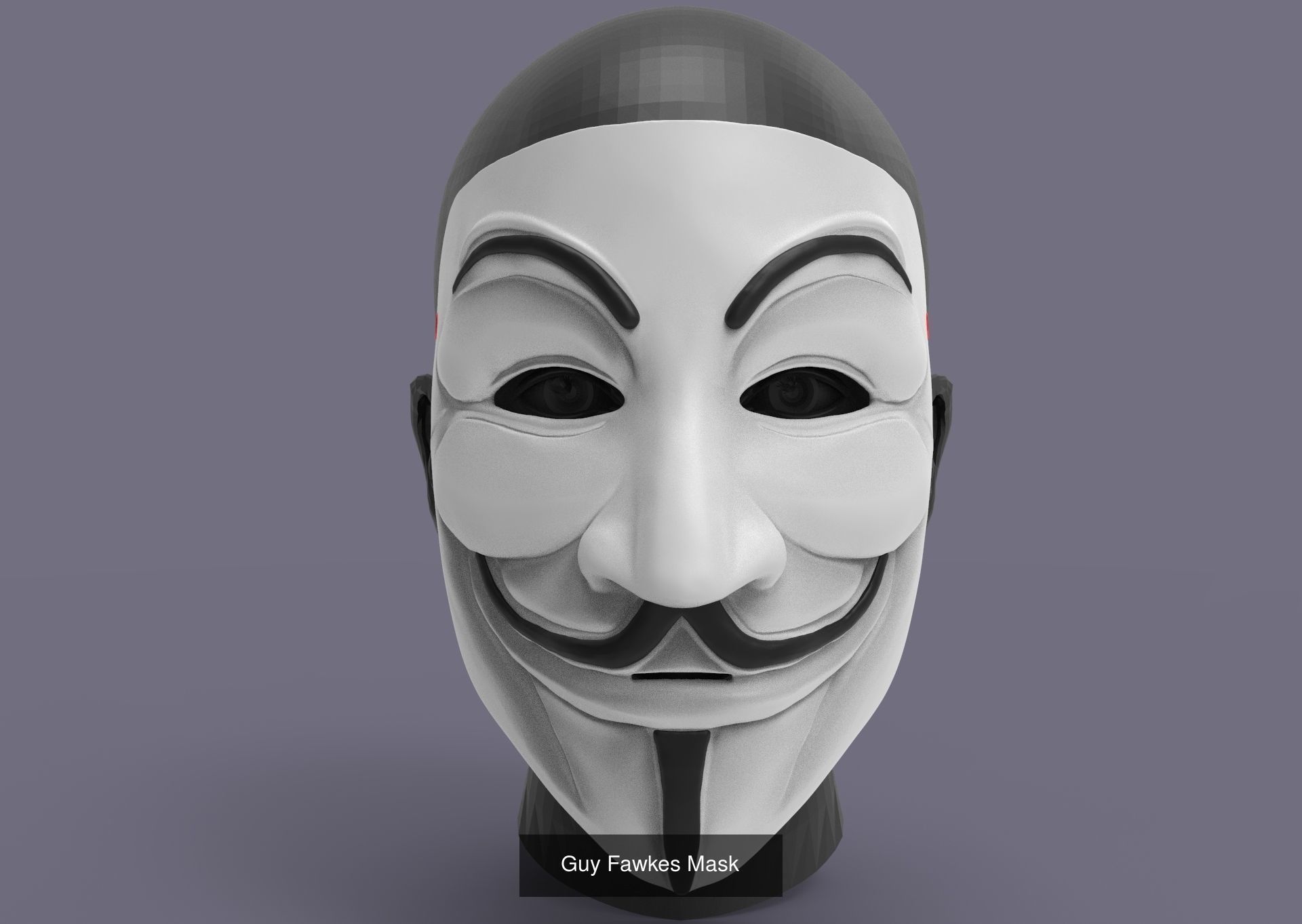 Mask print model 3D Model Collection_2