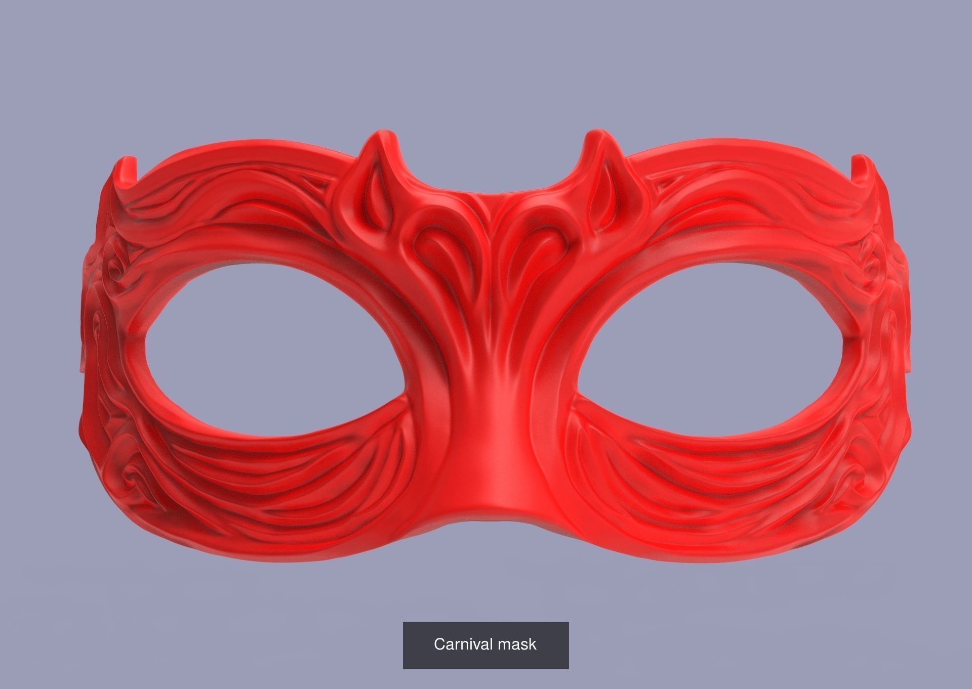 Mask print model 3D Model Collection_6