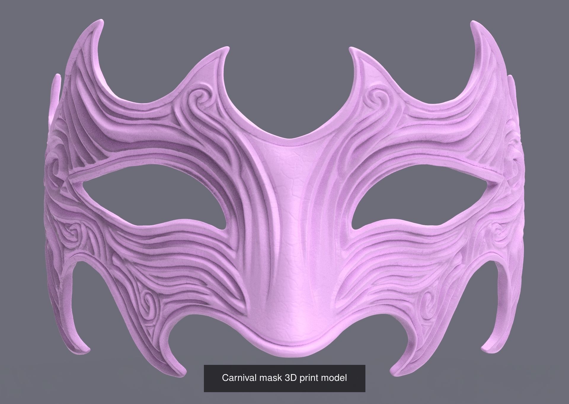 Mask print model 3D Model Collection_3