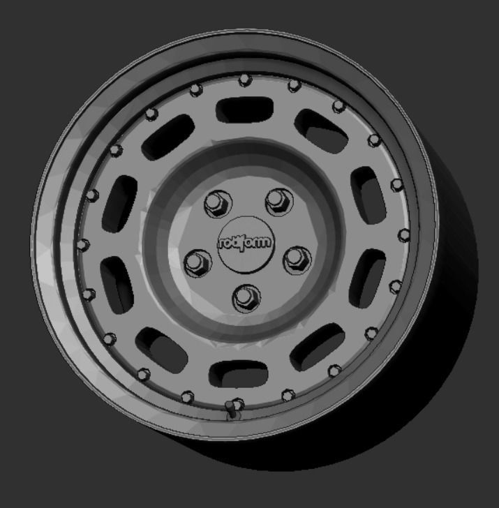 Rotiform BKK Wheels Rims 3D Print Ready 3D print model_1