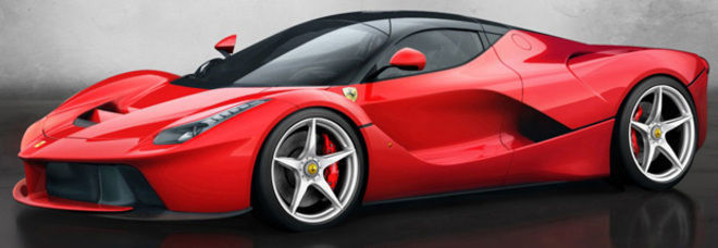 la ferrari Low-poly 3D model_6