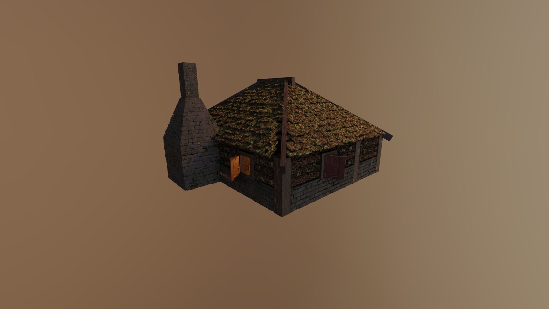 MEDIEVAL HOUSE 4 - LEVEL 1 by RogueFilmProductions 3D model_10