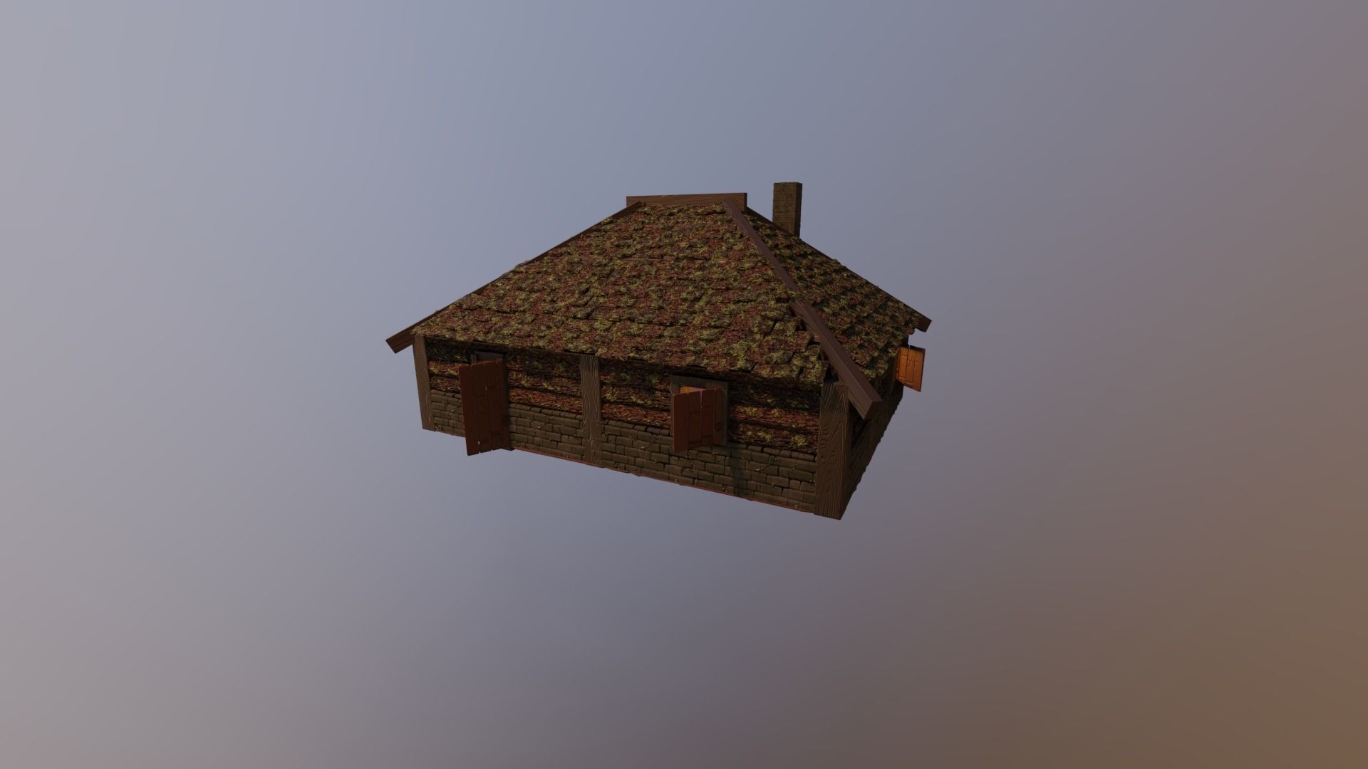 MEDIEVAL HOUSE 4 - LEVEL 1 by RogueFilmProductions 3D model_3