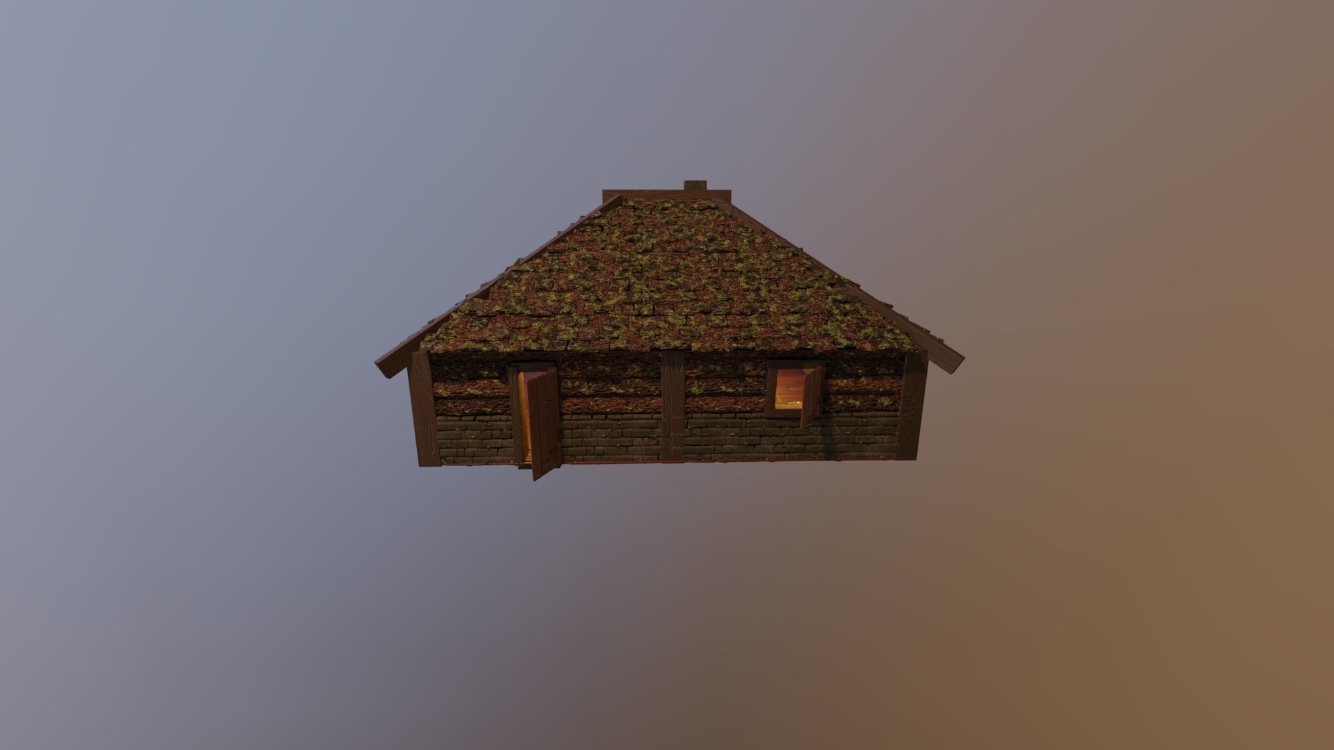 MEDIEVAL HOUSE 4 - LEVEL 1 by RogueFilmProductions 3D model_2