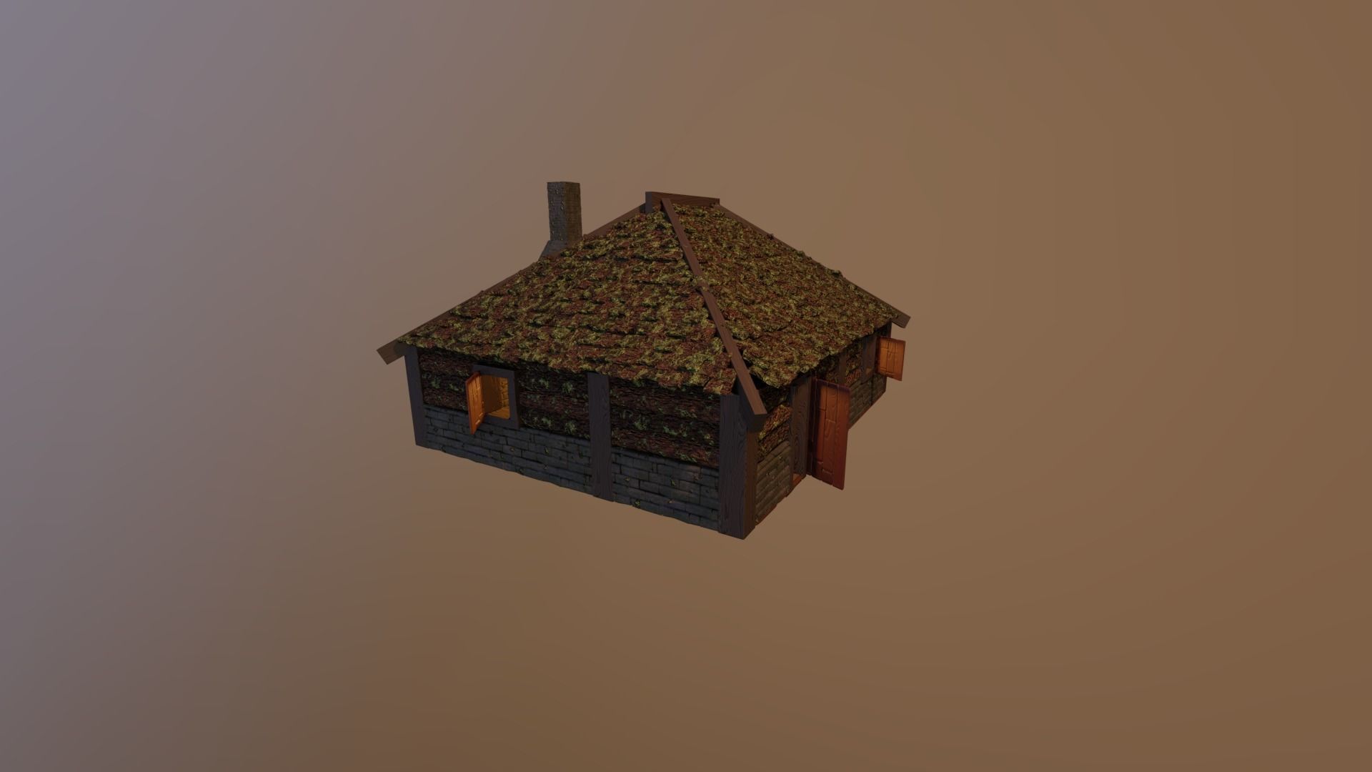 MEDIEVAL HOUSE 4 - LEVEL 1 by RogueFilmProductions 3D model_13