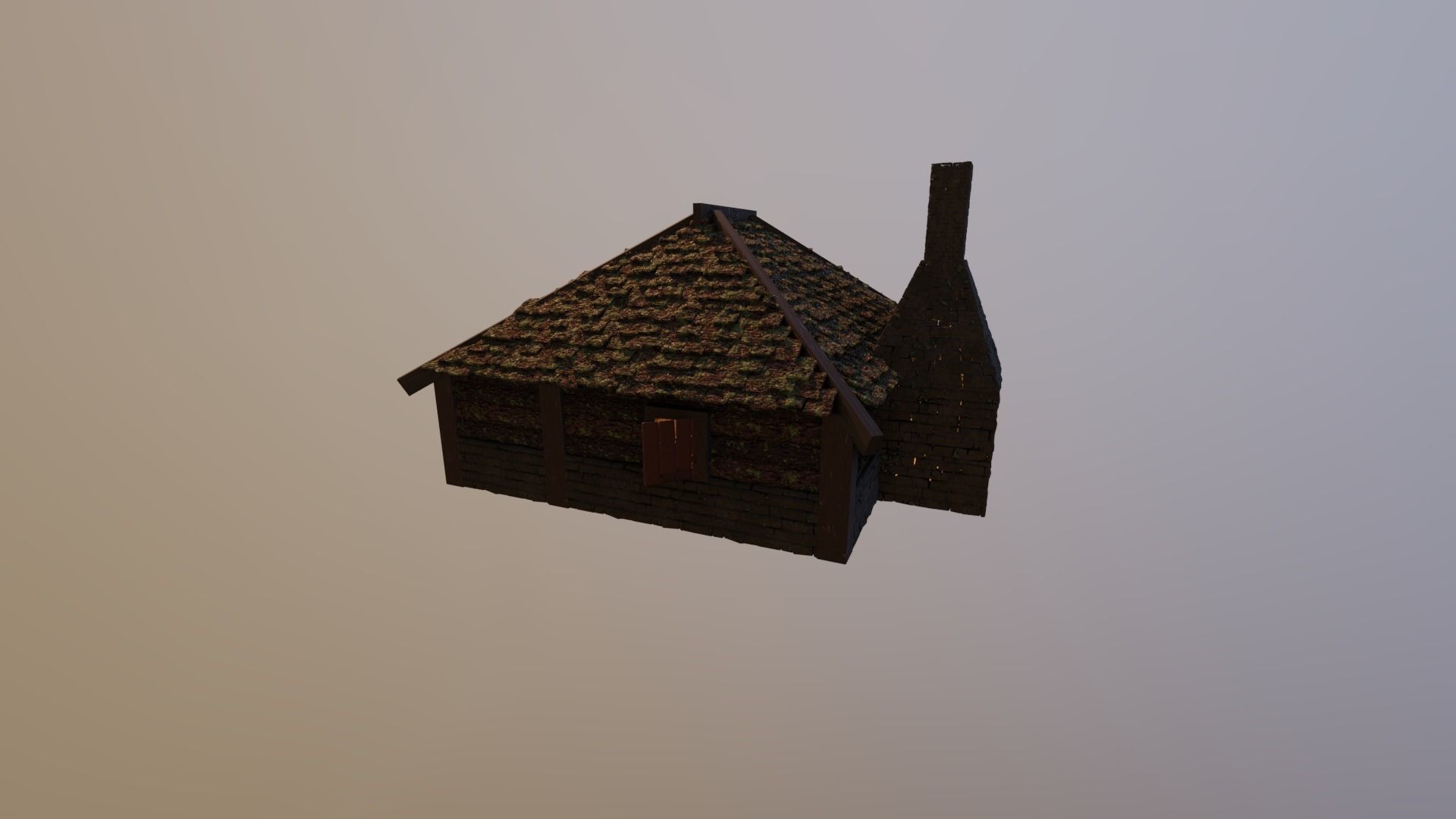 MEDIEVAL HOUSE 4 - LEVEL 1 by RogueFilmProductions 3D model_6