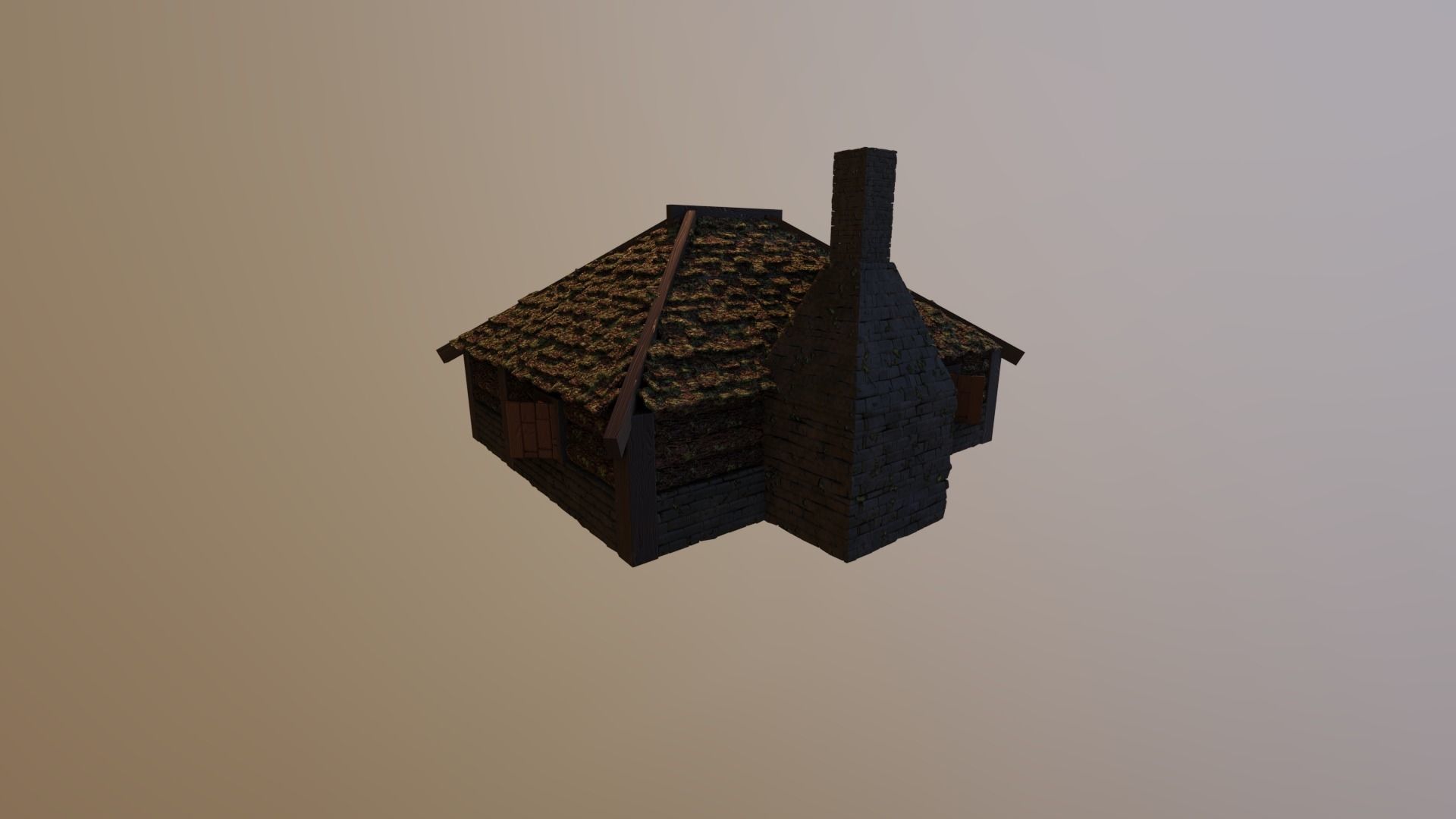 MEDIEVAL HOUSE 4 - LEVEL 1 by RogueFilmProductions 3D model_7
