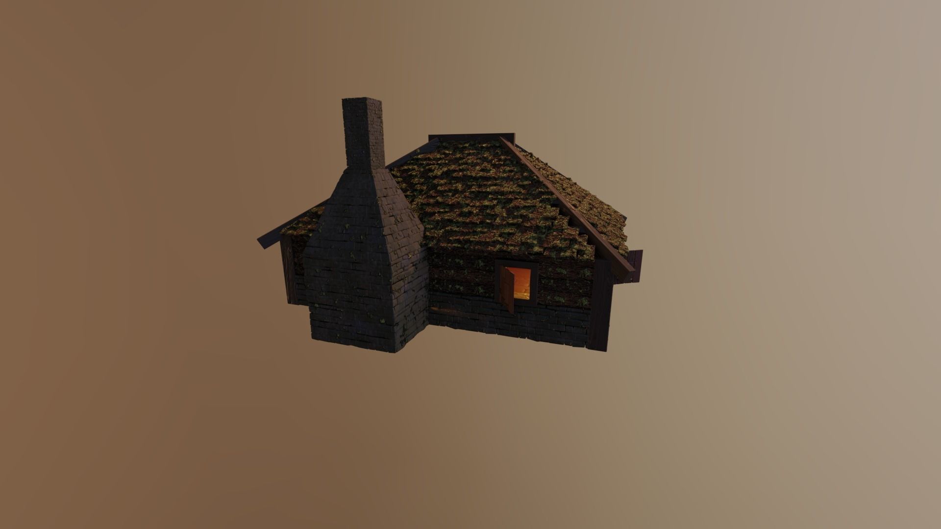 MEDIEVAL HOUSE 4 - LEVEL 1 by RogueFilmProductions 3D model_9