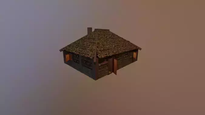 MEDIEVAL HOUSE 4 - LEVEL 1 by RogueFilmProductions 3D model