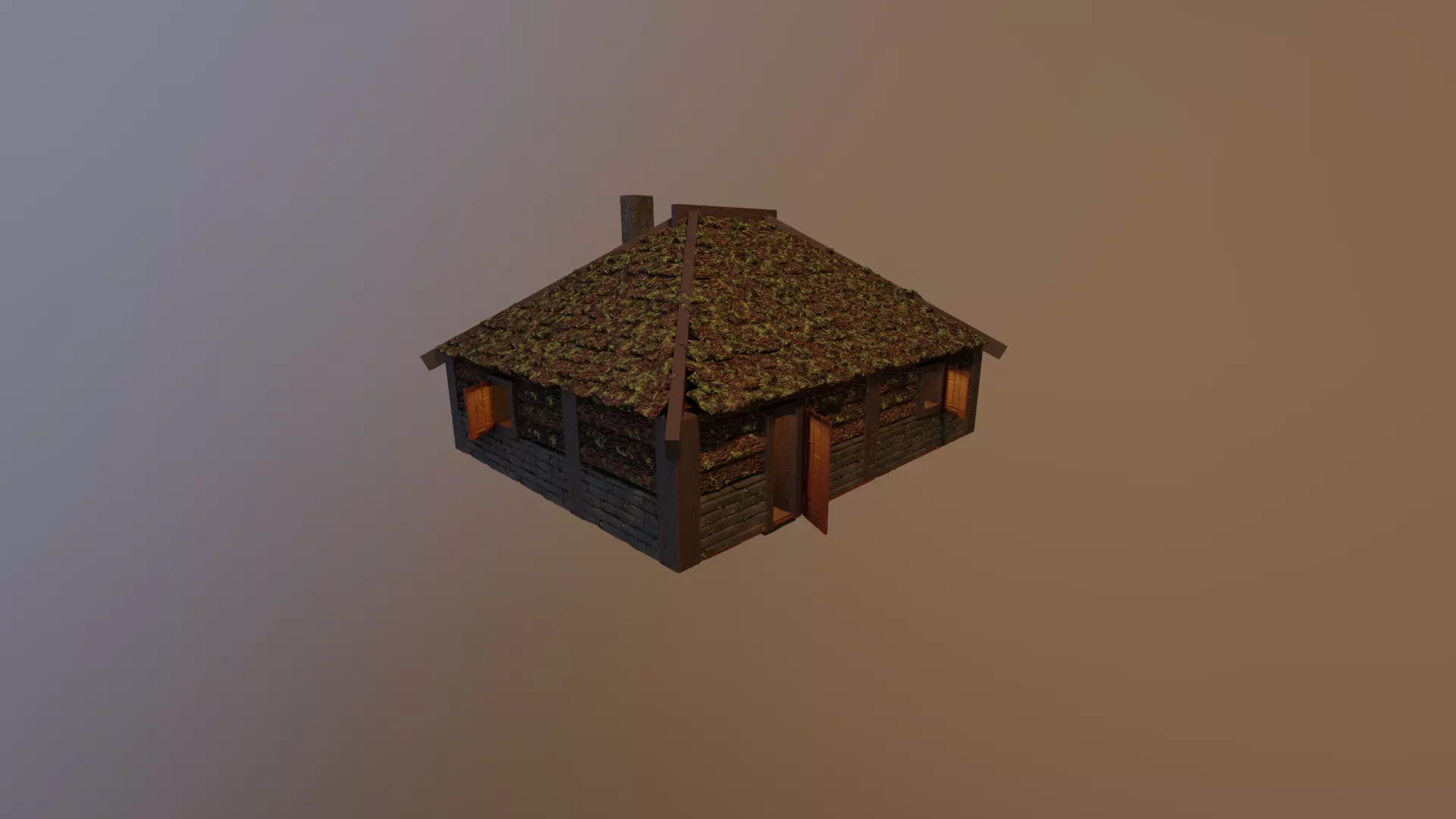 MEDIEVAL HOUSE 4 - LEVEL 1 by RogueFilmProductions 3D model_0