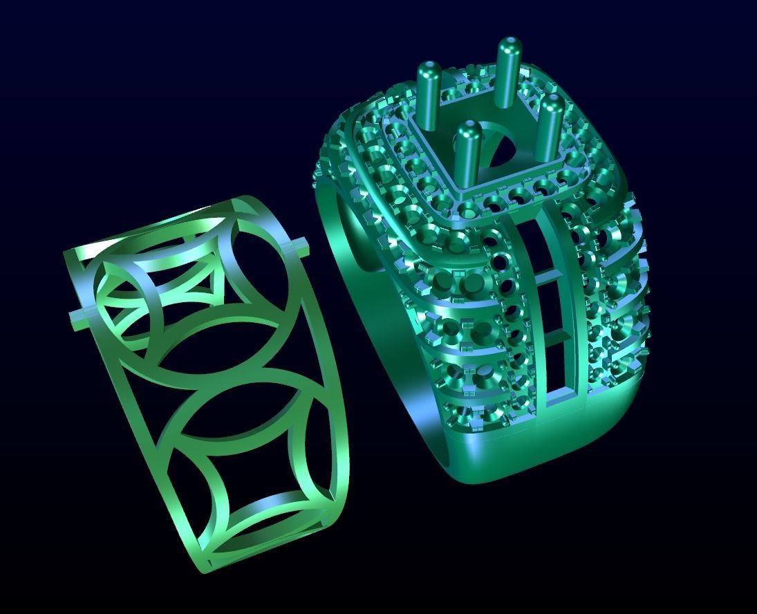 Men Ring 3D print model_6