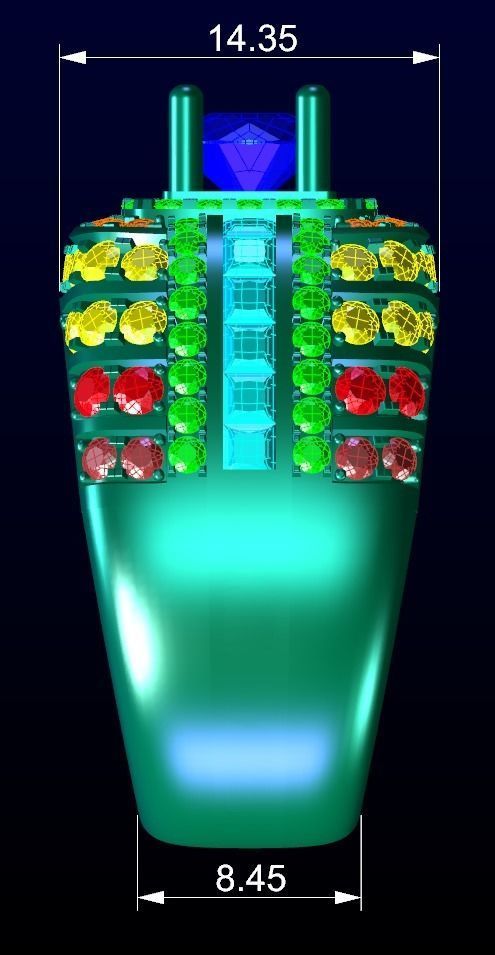 Men Ring 3D print model_5