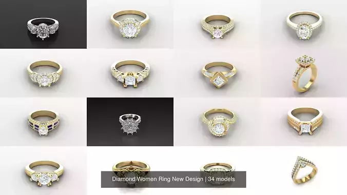 Diamond Women Ring New Design
